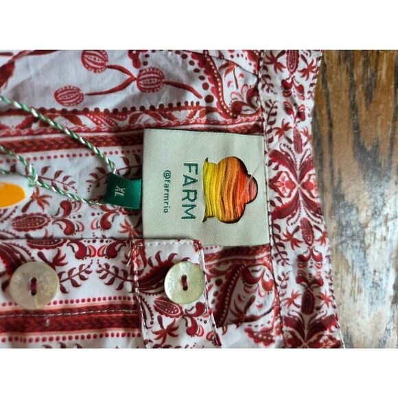 NWT FARM Rio Tropical Cameo Romper sz XL - Picture 3 of 6